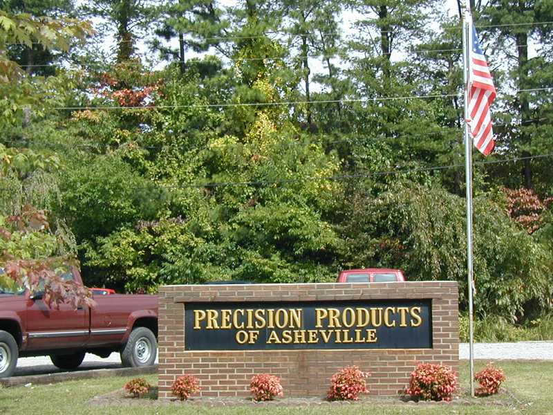 Precision Products of Asheville plant in Arden, NC